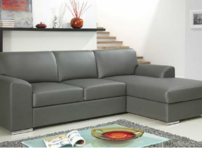 Innovation in the living room corner sofas with fabric upholstery and extendable sleeping function